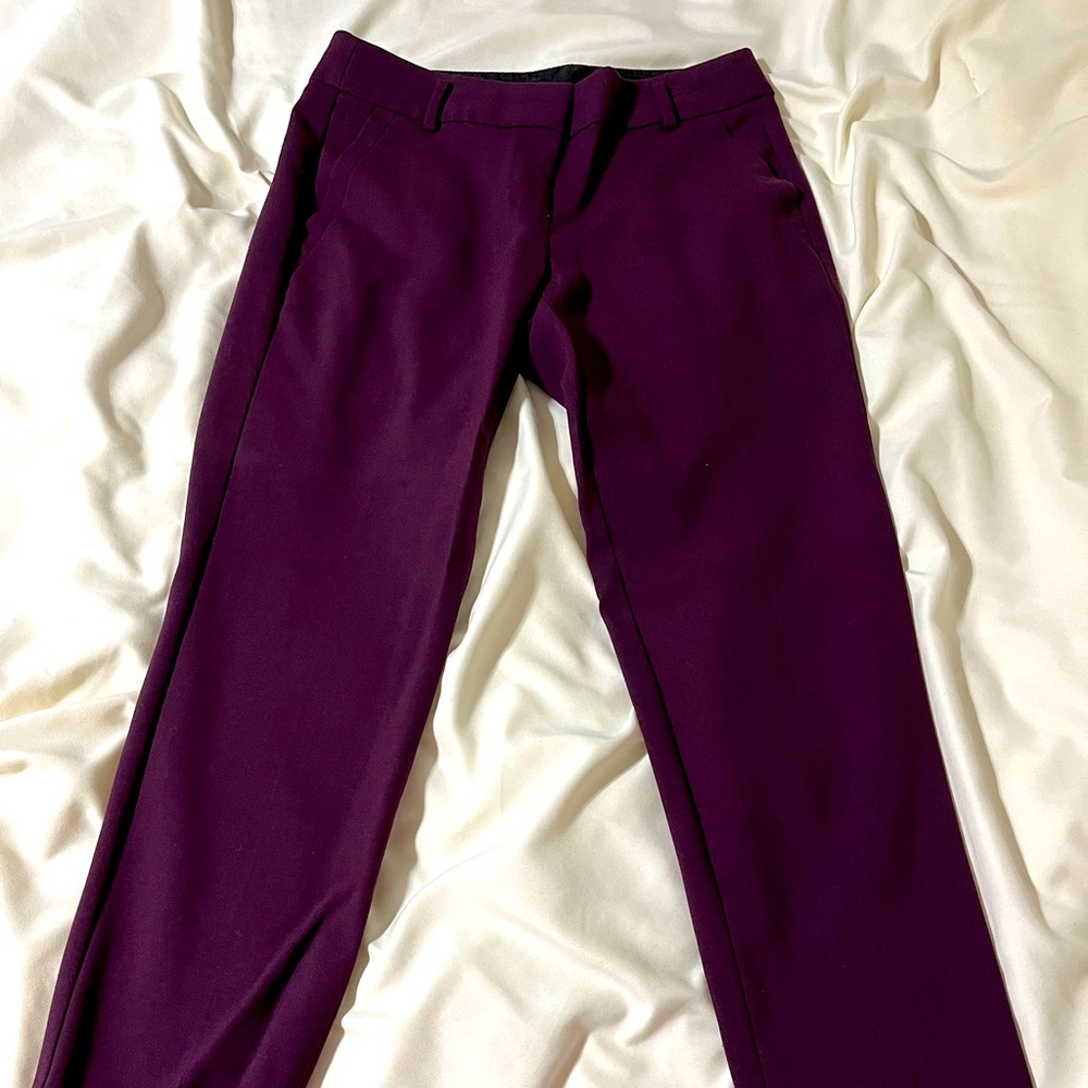 NWOT Ann Taylor Loft Purple Dress Pants